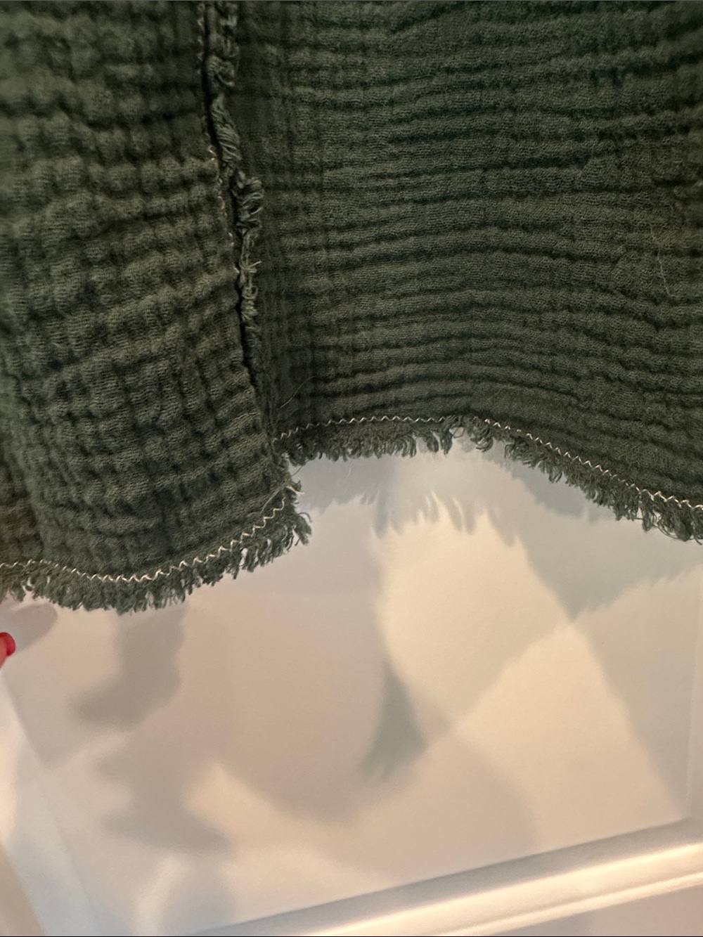Green Entro Gauze Top - Picture 7 of 8